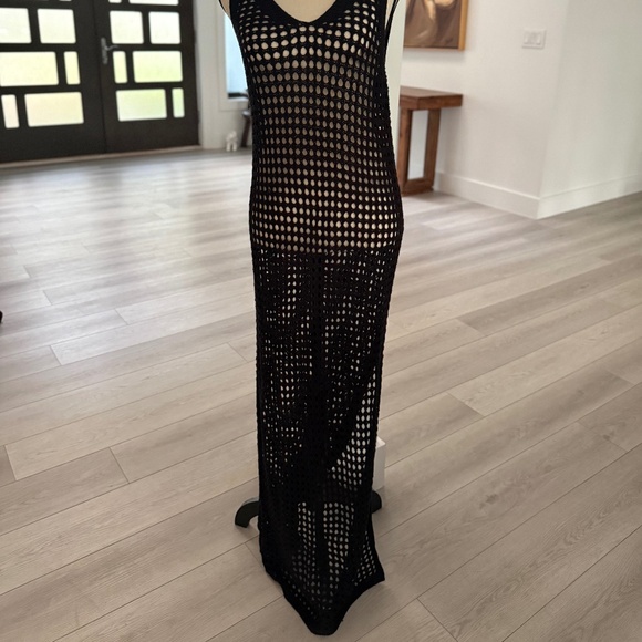 Shade & Shore Crochet Beach Coverup Size M - Picture 3 of 8